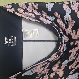 Reebok Navy and‎ Pink Camo Leggings